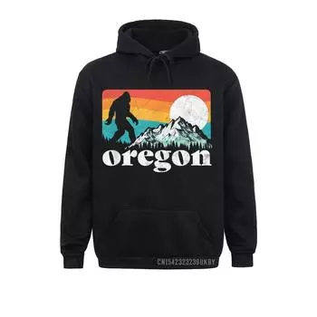 Oregon Pride Bigfoot Mountains 80-х годов, винтажные толстовки с капюшоном и природным дизайном для студентов, крутые толстовки, распродажа, одежда 2XL