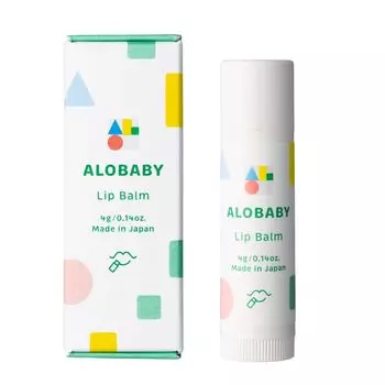 Органический бальзам для губ Arobaby для младенцев, съедобный и гипоаллергенный, 100% натуральные ингредиенты, сделано в Японии, 4 г