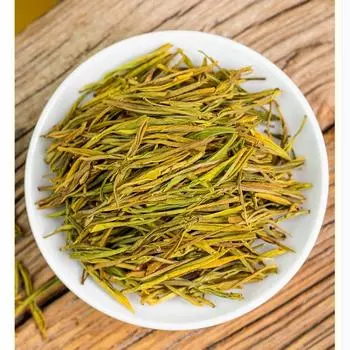 Органический чай премиум-класса Anji Huang Jin Ya Golden Bud High Mountain Green Tea Anji BaiCha 100 g