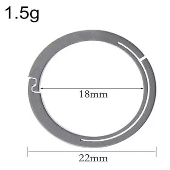 Organizer Titanium Zinc Zinc Alloy Keychains Quick Release Split Rings Keyring Titanium Zinc Zinc Alloy Key Rings Man 22mm
