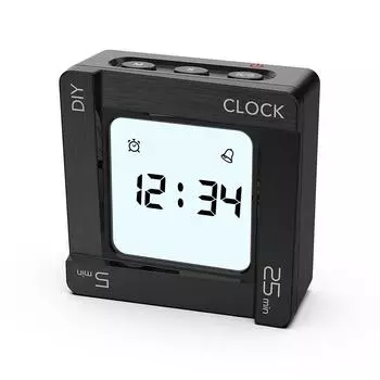 ORIA Digital Timer Kitchen Rotating Timer DIY Countdown Timer With Alarm Clock Vibration Timing Tool for Cooking Study Fitness
