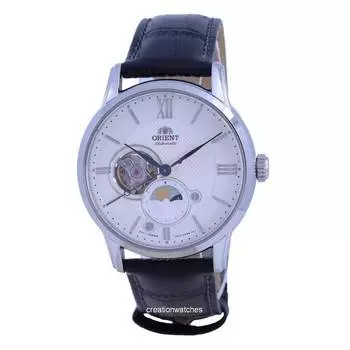 Orient Classic Sun And Moon Open Heart Automatic RA-AS0011S10B RA-AS0011S30B Мужские часы белый