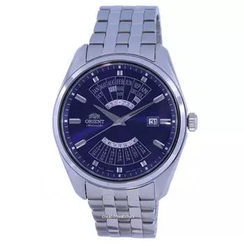 Orient Multi Year Calendar Blue Dial Stainless Steel Automatic RA-BA0003L10B Мужские часы синий