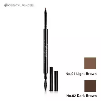 ORIENTAL PRINCESS Beneficial Brow Designer Super Slim Карандаш для бровей № 01 Светло-коричневый / № 02 Темно-коричневый 0,05 г 0.05 g