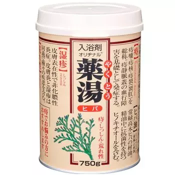 Original bath cologne medicinal water Hiba 750g [Quasi-drug]