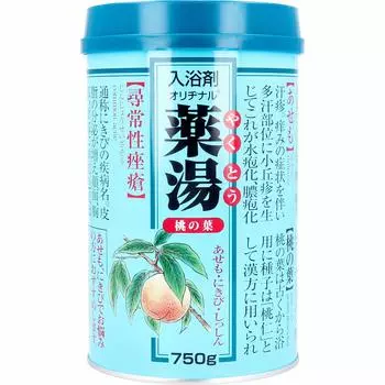 Original medicinal bath peach leaf bath salts 750g 750g (x 1)