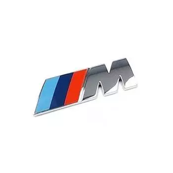 Оригинальная эмблема BMW M на переднее крыло, хром G30