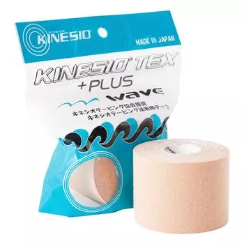 Оригинальная лента KINESIO Kinesio Tex Plus Wave 50 мм x 5 м бежевая K783113