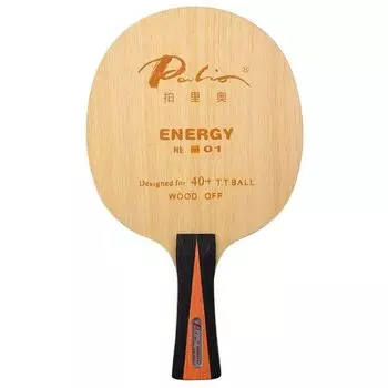 Оригинальная ракетка для настольного тенниса PALIO ENERGY 01 (3-х слойный Айос, ВЫКЛ.-) Ракетка Energy-01 для пинг-понга Long Handle FL