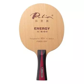 Оригинальная ракетка для настольного тенниса PALIO ENERGY 03 (5+4 УГЛЕРОД, ВЫКЛ.) Ракетка Energy-03 для пинг-понга Long Handle FL