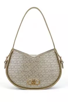 Оригинальная роскошная женская сумка на плечо Pierre Cardin Dore с монограммой Dore 05Pc24Y536-Pmn