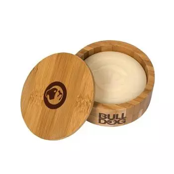 Оригинальное мыло для бритья Bulldog British Bulldog Men s Skincare 100 г + бамбуковая чаша, 1 шт.