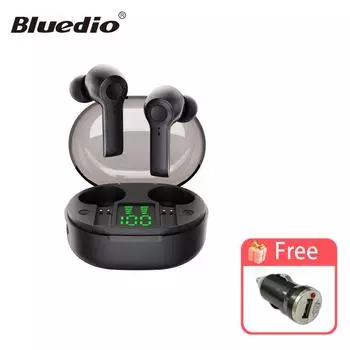 Оригинальные 2021 новые наушники D4 TWS, беспроводные Bluetooth V5.1, микрофонные наушники, Bluetooth-гарнитура чёрный