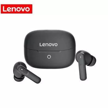 Оригинальные беспроводные наушники Lenovo EA220 TWS Bluetooth, HiFi музыкальные наушники, спортивные водонепроницаемые наушники с микрофоном чёрный