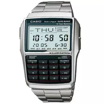 Оригинальные часы CASIO CASIO DBC-32D-1A Casio с серебряным металлическим ремешком