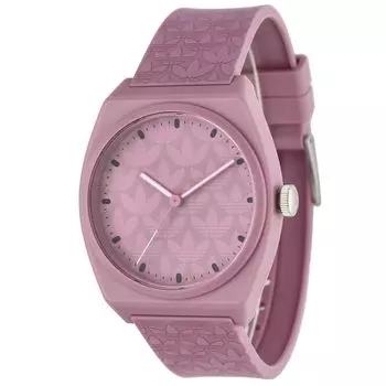 Оригинальные часы PROJECT TWO GRFX Project Two Graphic Pink Dial Resin Windshield Quartz 5 ATM Waterproof 36MM China Watch AOST23052 [Adidas Swatch] розовый