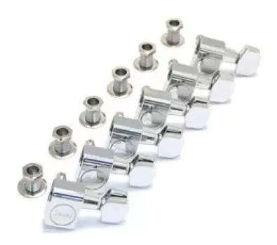 Оригинальные детали Fender USA Fender Chrome American Standard Guitar Tuners 990820100 Goods [Колок] [Fender] серебряный