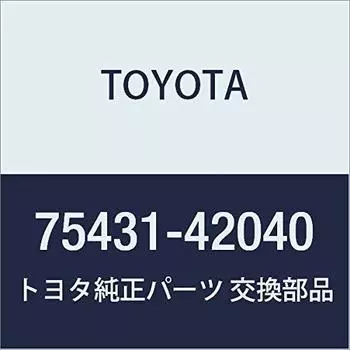 Оригинальные детали TOYOTA Эмблема задней двери № 2 Love Four/VANGUARD Номер продукта 75431-42040
