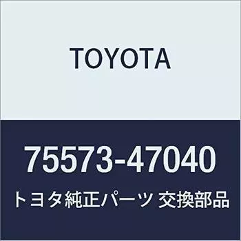 Оригинальные детали TOYOTA, молдинг заднего окна, наружный, Prius, номер детали 75573-47040