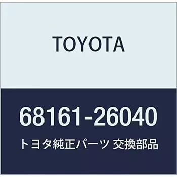 Оригинальные детали TOYOTA Уплотнитель стекла передней двери в сборе, правая сторона Hiace/Regius Ace, номер детали 68161-26040