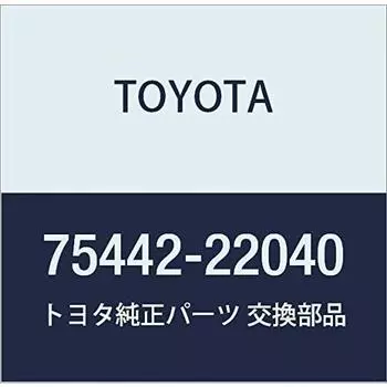 Оригинальные детали TOYOTA Задняя табличка № 1 Номер детали 75442-22040