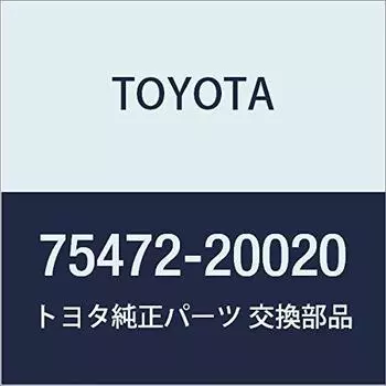 Оригинальные детали TOYOTA Задняя табличка кузова № 2 Carina FF Номер детали 75472-20020