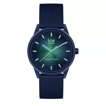 Оригинальные [ICE WATCH] Ice Watch мужские унисекс ICE solar power маленький 36 мм силиконовый ремень 019033 Borealis