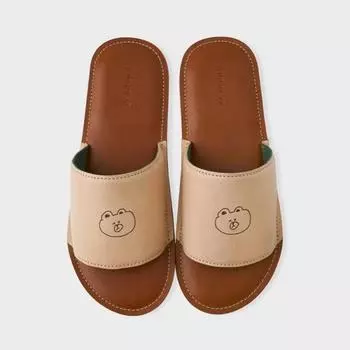 Оригинальные кожаные комнатные туфли Line Friends (L)