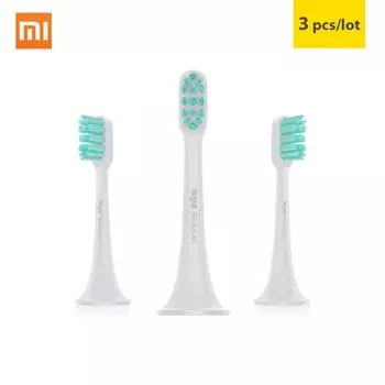 Оригинальные насадки для электрической зубной щетки XIAOMI MIJIA Sonic, 3 шт., умная насадка для зубной щетки, мини электрическая зубная щетка Mi Clean Sonic