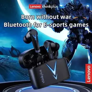 Оригинальные наушники Lenovo LP6 5,0, Bluetooth, беспроводные наушники с низкой задержкой, HD-вызов, двухрежимная игровая гарнитура с микрофоном