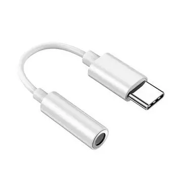 Оригинальный адаптер 3,5 мм на Type C USB TypeC на 3,5 мм AUX Jack конвертер аудиокабель разъем для Samsung Galaxy Xiaomi Huawei