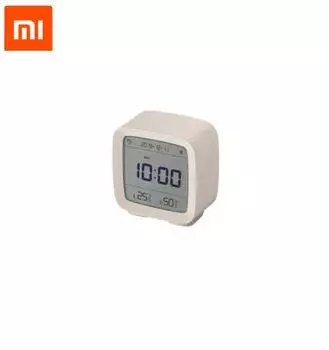 Оригинальный Bluetooth-будильник Xiaomi Cleargrass, qingping, температура, влажность, ЖК-экран, ночник, умное управление с помощью приложения Mijia