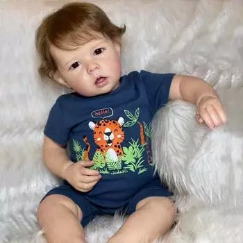 Оригинальный бренд, 50 см, очаровательные куклы Liam Reborn, мягкая ткань, регенерация тела, моделирование, кукла, 3D окрашенная кожа, готовая кукла, детские игровые домики, игрушки