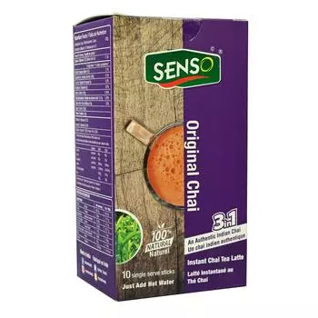 Оригинальный чай 3 в 1 (10 стиков, 14 г), Original Chai 10 sticks 3 in 1, Senso