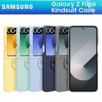 Оригинальный чехол для телефона Samsung Galaxy Z Flip 6 Z Flip6 Kindsuit, защитный чехол Z Flip6 темно-синий