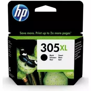 Оригинальный черный картридж HP 305 XL.