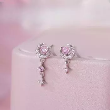 Оригинальный комплект ожерелья Sweet Moon Love с элегантными и современными женскими аксессуарами INS