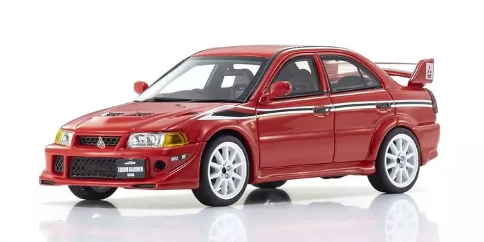 Оригинальный Kyosyo Mitsubishi Lancer Evolution VI TME Red Готовый продукт 1/43 красный