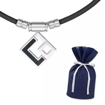 Оригинальный подарок TAO с магнитным ожерельем Colantotte, подарочный набор AURA, ограниченный [упаковка Colantotte] (Черный, М)