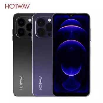 Оригинальный смартфон HOTWAV Note 13 Pro на Android 13 с 6,6-дюймовым дисплеем HD+, частотой обновления 90 Гц и объемом 16 ГБ(8+8)+256 ГБ 50 МП камера 5160 мАч мобильный телефон чёрный