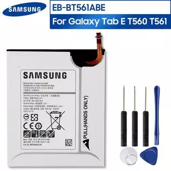 Оригинальный сменный новый аккумулятор EB-BT561ABE EB-BT561ABA для Samsung GALAXY Tab E T560 T561 SM-T560, аккумулятор для планшета, 5000 мАч