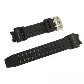 Оригинальный сменный ремешок Casio, уретановый, черный, черный