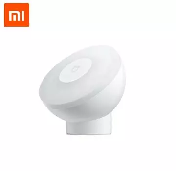 Оригинальный светодиодный индукционный ночник Xiaomi Mijia с 2 лампами, регулируемой яркостью, инфракрасным умным датчиком человеческого тела с магнитным основанием