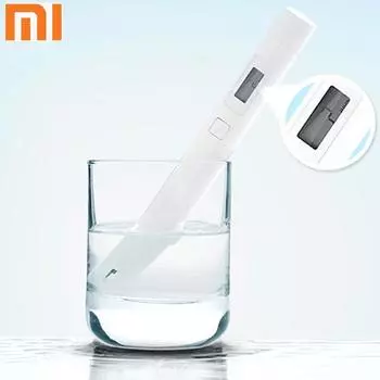 Оригинальный тестер Xiaomi MiJia Mi TDS, портативный измеритель качества воды для обнаружения, тестер EC TDS-3 белый