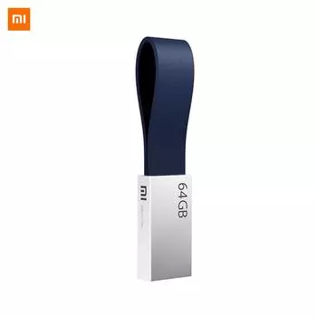 Оригинальный Xiaomi U Disk USB 3.0 64 ГБ Высокоскоростной Чтение Запись до 124 МБ/с Металлический Корпус Портативный Прочный TLC Высокая Совместимость M синий