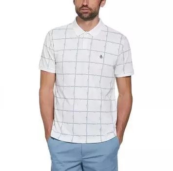 Original Penguin Birdseye Coolmax Grid Logo поло с короткими рукавами S