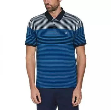 Original Penguin Int Eng Stripe поло с короткими рукавами M