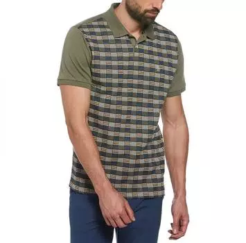 Original Penguin Jacquard Front Geometric поло с короткими рукавами S