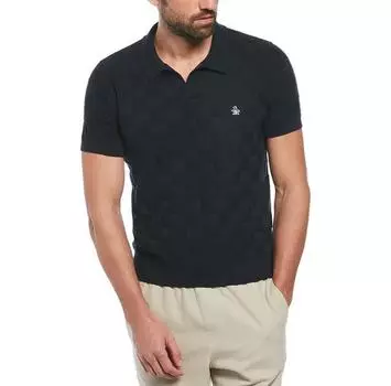 Original Penguin Jacquard Jonny Collar поло с короткими рукавами M