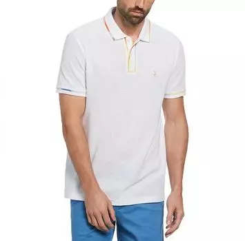 Original Penguin Organic Pride Space Dye Tip Mesh поло с короткими рукавами M